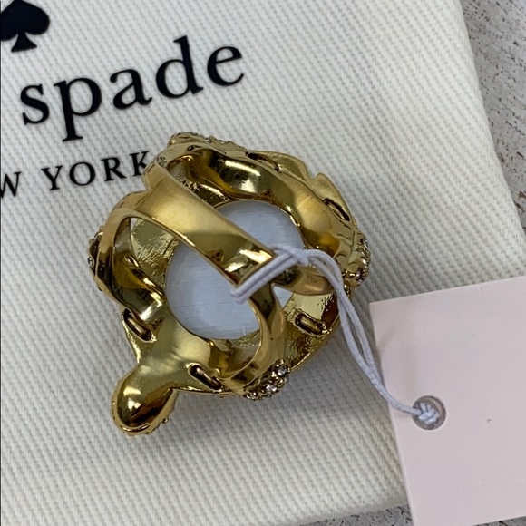 Kate Spade "Paradise Found" Turtle Ring New - Picture 6 of 9